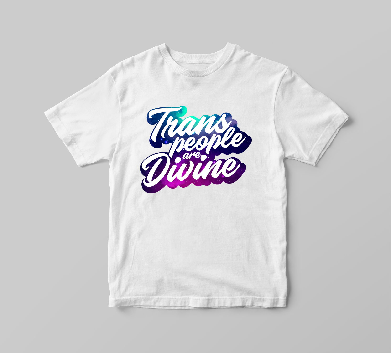 Trans People are divine - T-shirt - Trans Rights - Queer Rights - BIPOC QTPOC